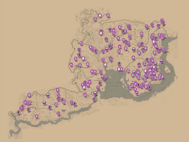 RDR2 Collectors Map